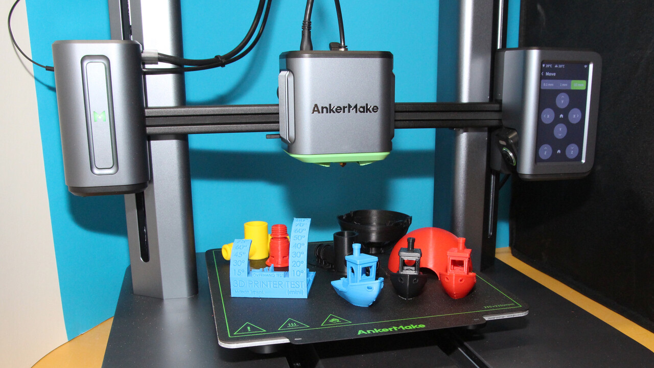 AnkerMake M5 im Test: 3D-Druck mit App, WLAN und Kamera in schnell und schick