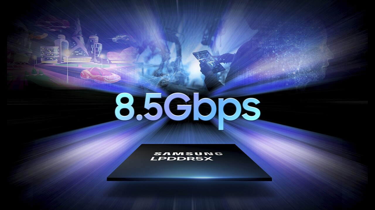 Speicher für Mobilgeräte: Samsung beschleunigt LPDDR5X auf 8,5 Gbps
