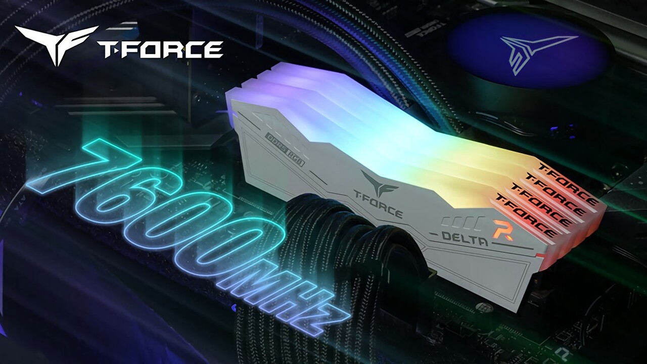 Team Group T-Force Delta RGB: DDR5-7600 CL36 für Intel Raptor Lake vorgestellt