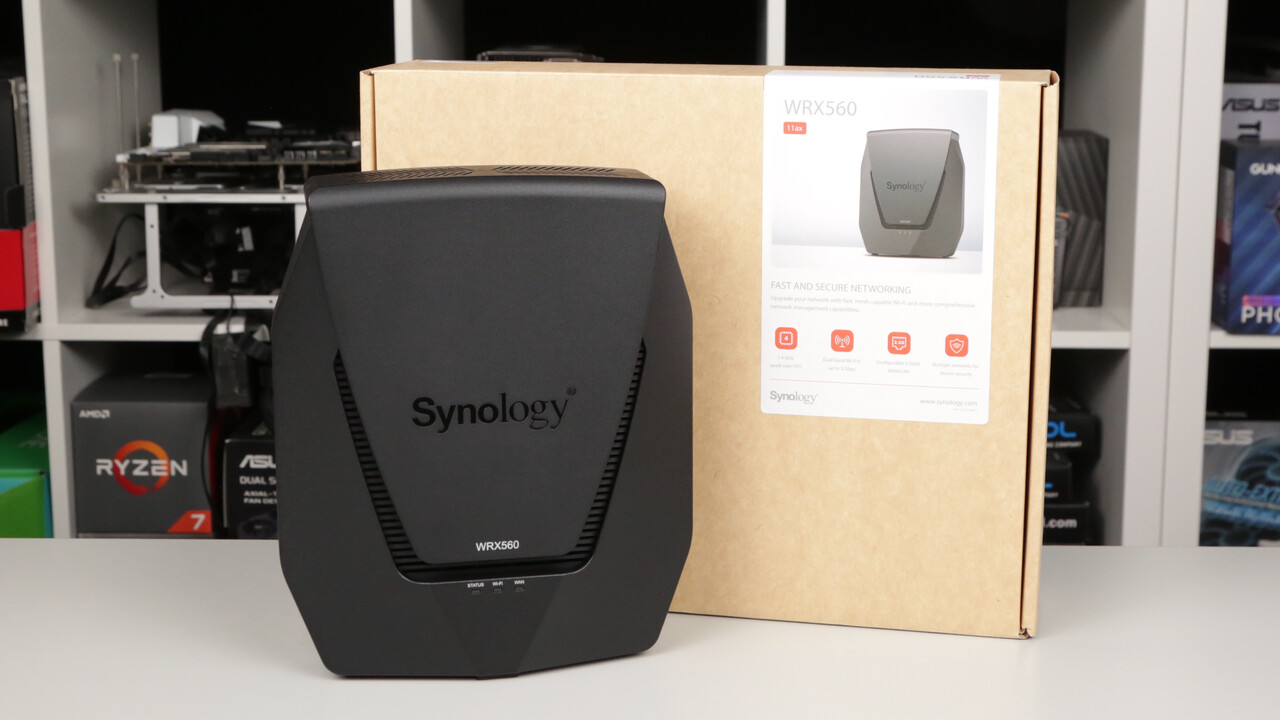Synology WRX560: Günstigerer Wi-Fi-6-Router mit NAS-Funktionen