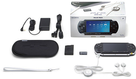 PlayStation Portable "Value Pack" Lieferumfang