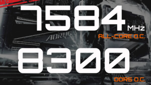 Gigabyte erreicht Weltrekorde: DDR5-8333 per XMP 3.0 und DDR5-9300 mit Overclocking