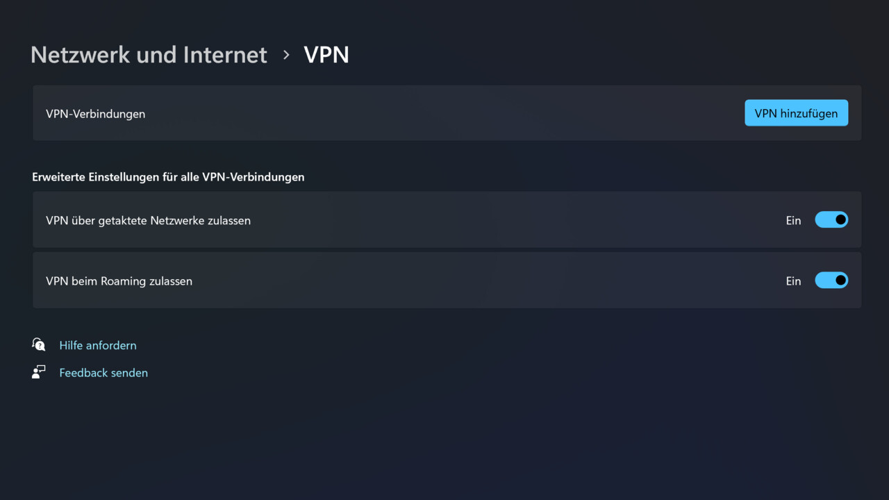 Windows 11: VPN-Netzwerke werden bald im Infobereich ausgewiesen