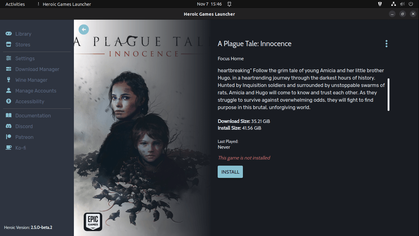 Epic Games und GOG unter Linux: Heroic Games Launcher mit Verbesserungen  erschienen - ComputerBase