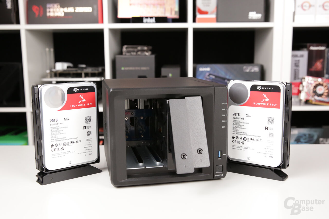 Synology DS923+ NAS mit AMD Ryzen im Test: Übertragungsraten, Link Sns-Brigh10