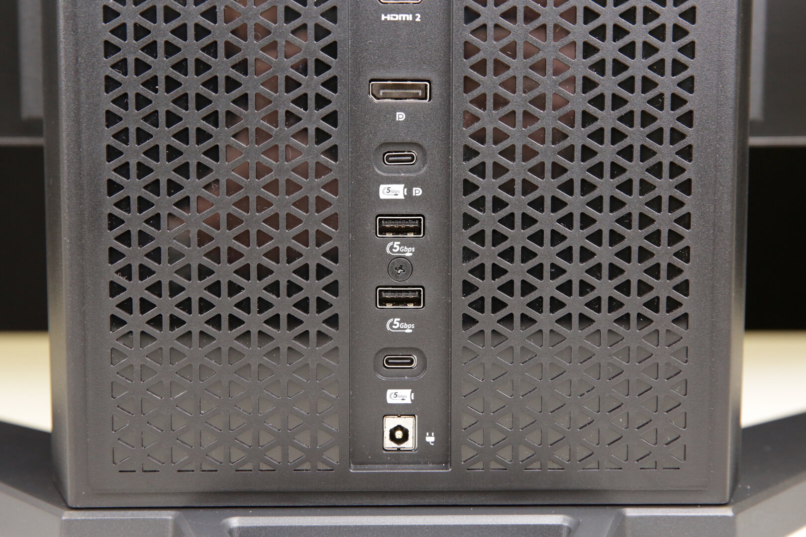 Anschlüsse des Corsair Xeneon Flex 45WQHD240