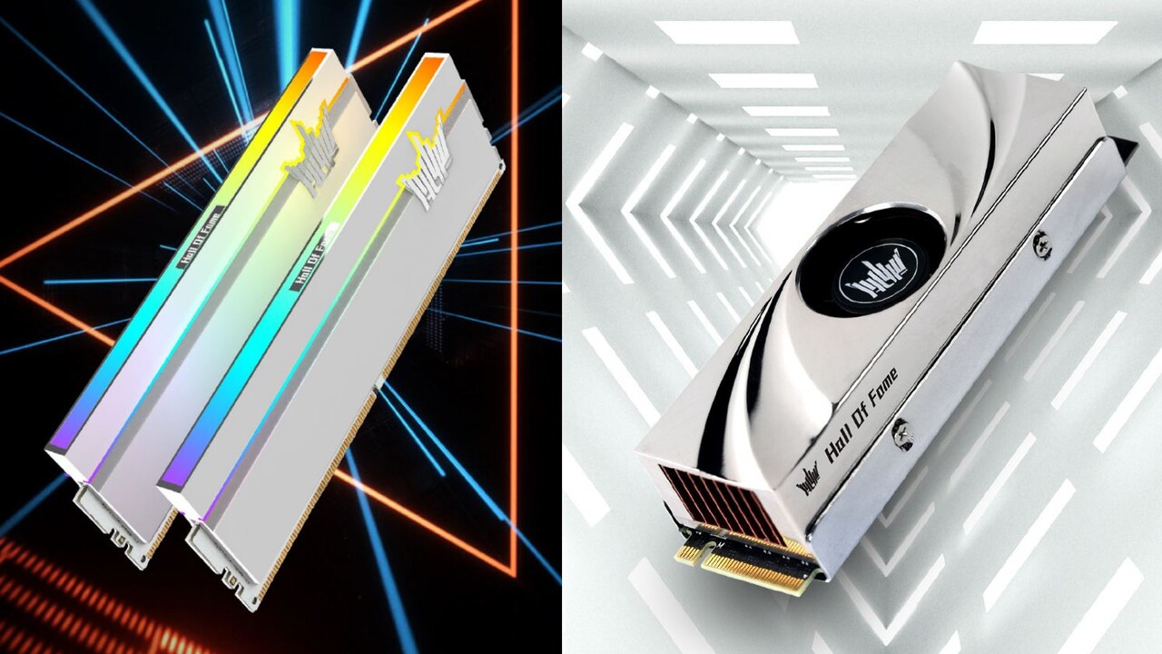 Galax HOF Extreme & HOF Pro: SSDs mit bis zu 10 GB/s und DDR5 mit bis zu 8.000 MT/s