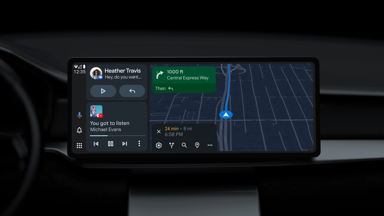 Google: Neues Android Auto mit optimiertem Layout ist jetzt verfügbar