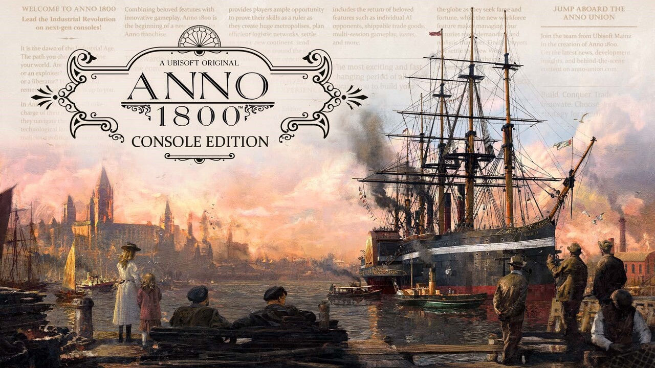 Console Edition: Anno 1800 kommt im März auf PS5 und Xbox Series X|S