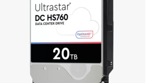 WD Ultrastar DC HS760: HDD mit bis zu 580 MB/s dank Dual-Actuator-Technik
