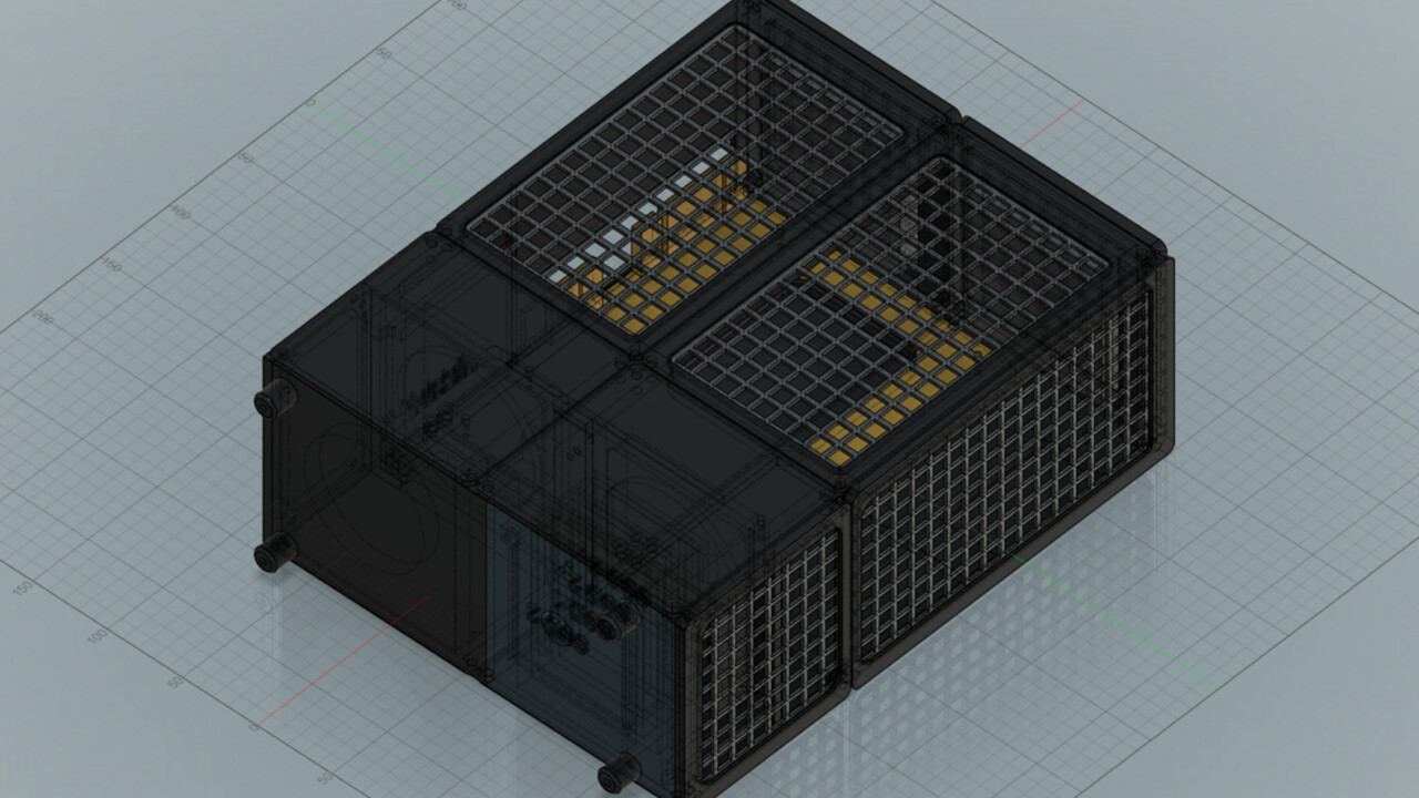 Aus dem 3D-Drucker: Ein kompaktes Case mit viel Mesh entsteht im Selbstbau
