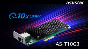 Asustor AS-T10G3: 10 GbE und M.2-SSDs per Erweiterungskarte