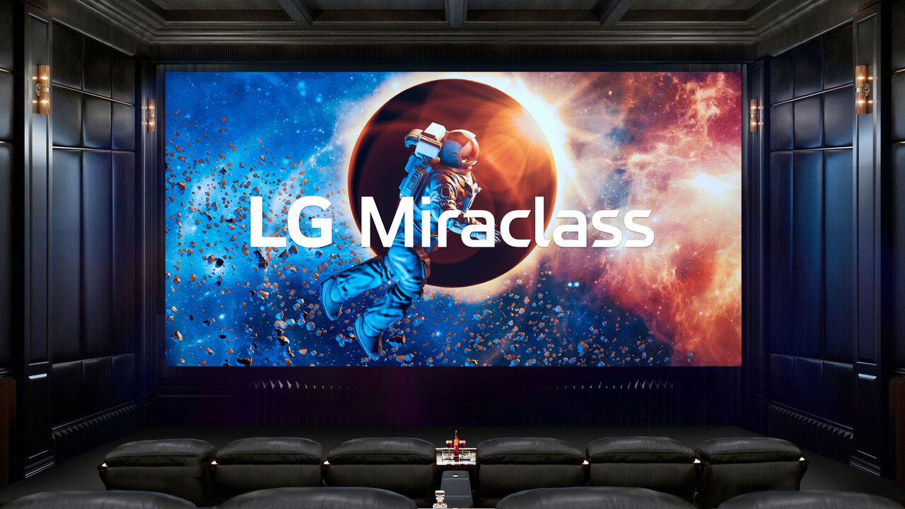 LG Miraclass: Helle 2K/4K-LED-Leinwände für das Kino ohne Projektor