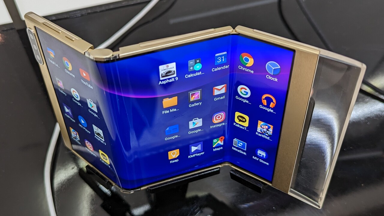 OLED: Samsungs Displaysparte zeigt Konzepte faltbarer Geräte