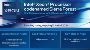Intel Xeon: Sierra Forest mit 144 Kernen, Granite Rapids mit MCR-8800