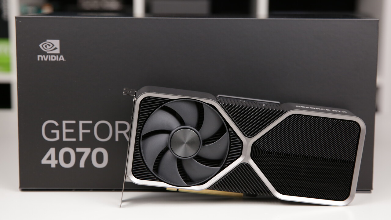 Nvidia GeForce RTX 4070 FE im Test: (Knapp) RTX-3080-Leistung und 12 GB für 659 Euro