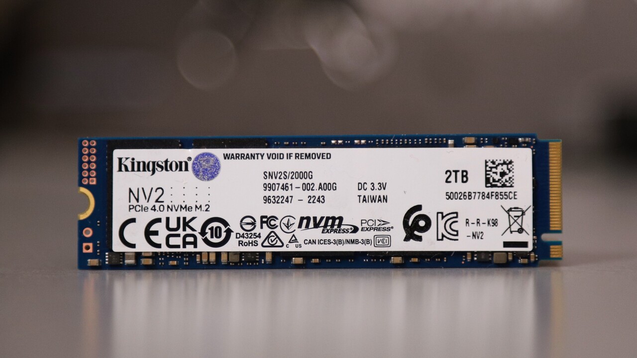 NVMe-Preisbrecher: Kingston NV2 SSD mit 4 TB für 230 Euro