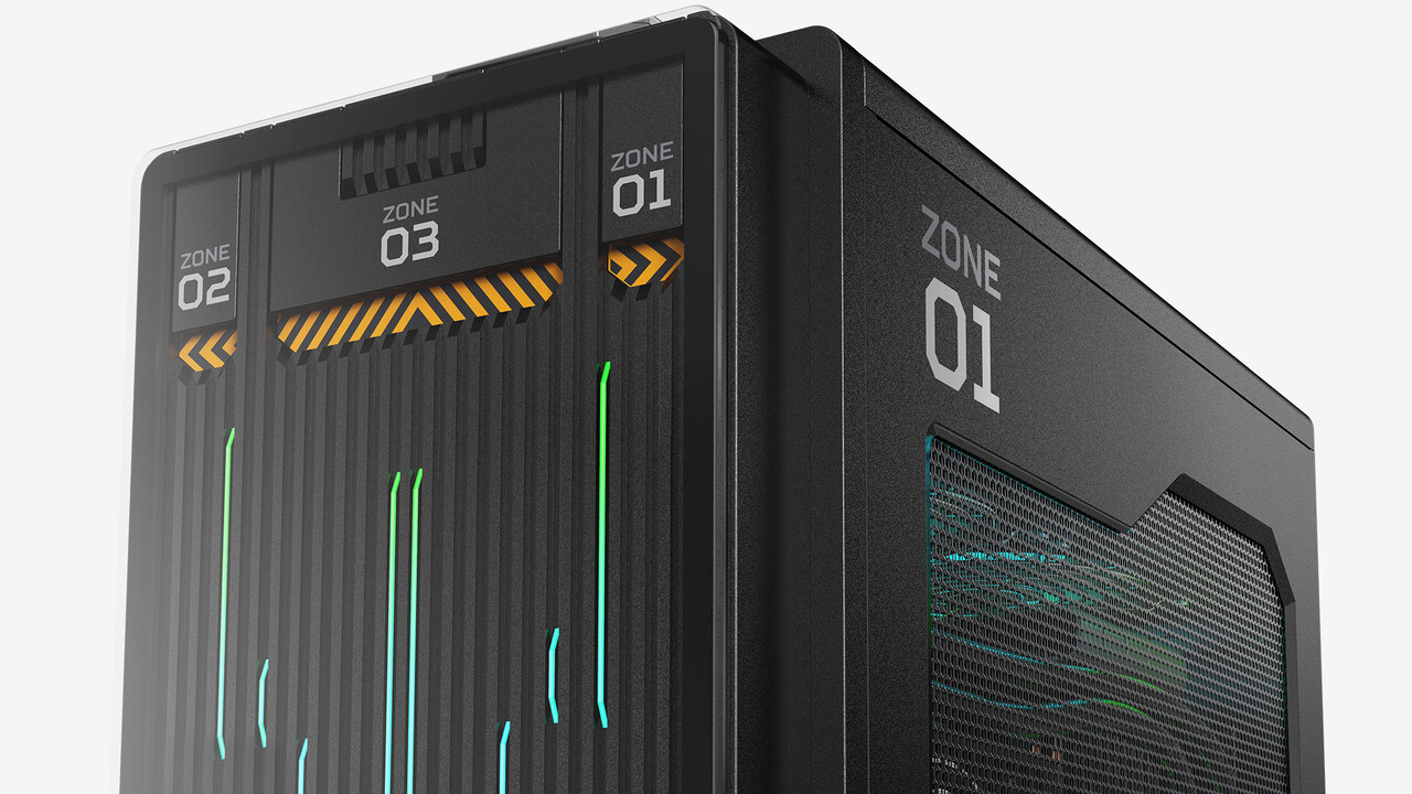 Acer Predator Orion X: Kompakter Gaming-PC bringt Hardware in Zonen unter
