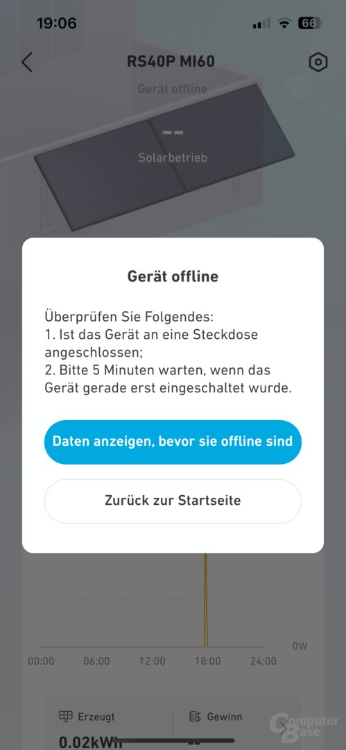 Anker Solix: Nach Sonnenuntergang Zugriff auf Tageswerte per Cloud