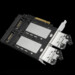 Icy Dock MB842MP-B: PCIe-Karte als Wechselrahmen für zwei M.2-SSDs