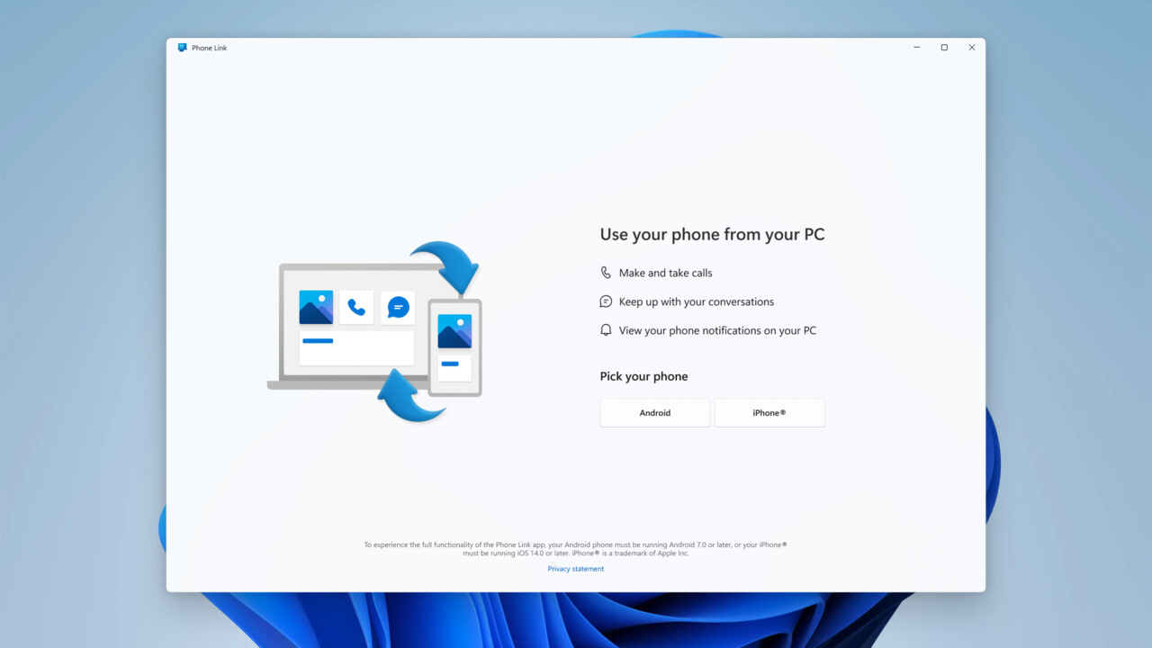 Windows 11: Microsoft bringt iMessage mit Phone Link auf den PC
