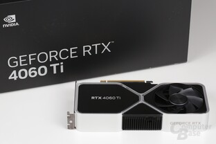 Nvidia GeForce RTX 4060 Ti mit 8 GB im Test - ComputerBase