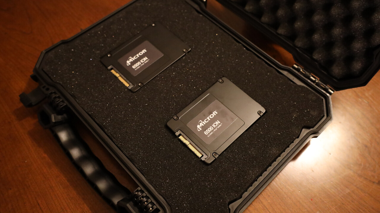 Micron 6500 ION und XTR: 30-TB-SSD mit TLC und haltbare Cache-SSD mit SLC