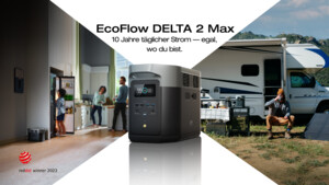 EcoFlow Delta 2 Max: PowerStation mit 2 kWh & 3.100 Watt auch fürs Balkon­kraft­werk