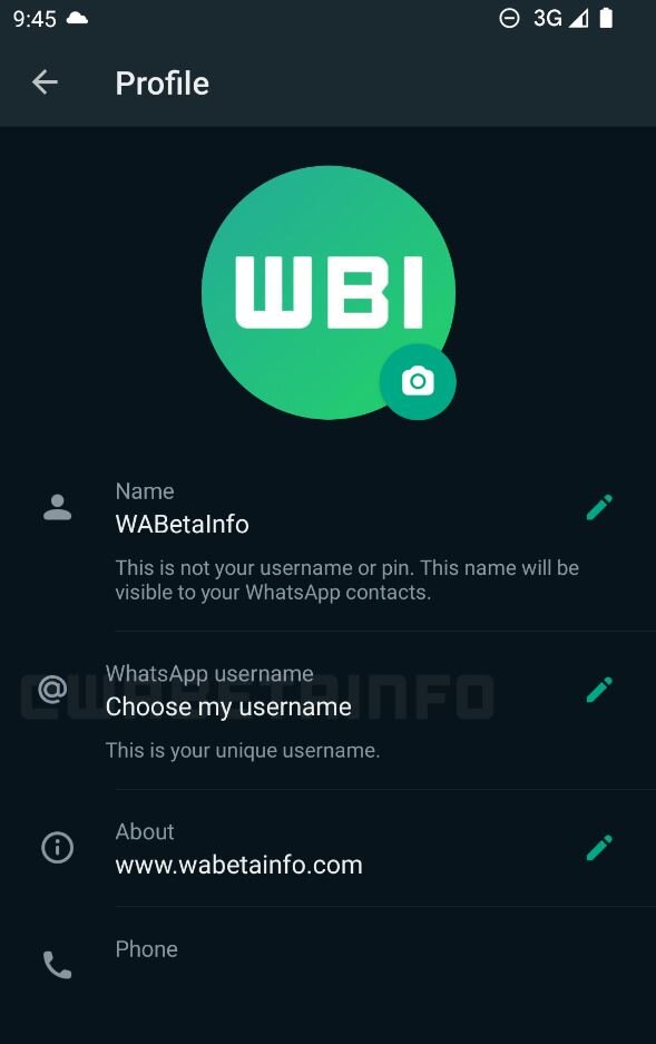 WhatsApp: Nueva Beta proporciona información sobre nombres de usuario únicos