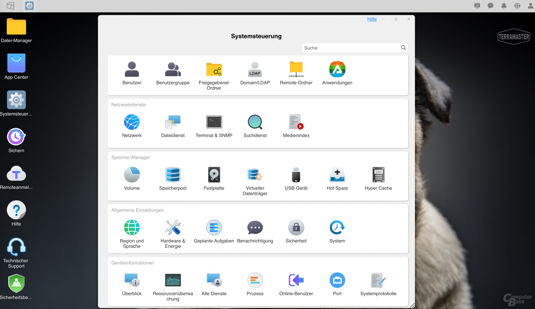 TOS 5.1 auf dem TerraMaster T9-450