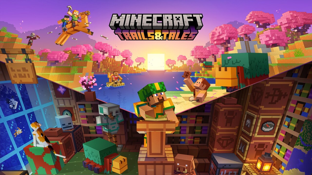 Minecraft: Trails and Tales bringt Kirschblüten und Schnüffler
