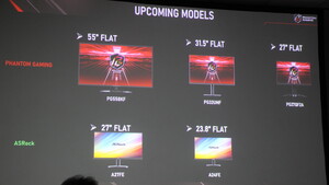 Monitore: ASRock zeigt 55"-Riesen mit 8K und 32"-Modell mit Mini-LED