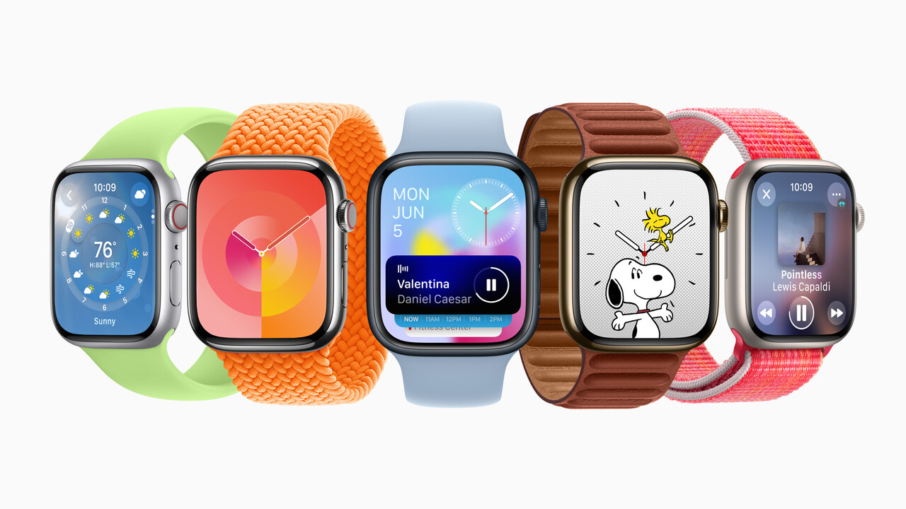 watchOS 10: el Apple Watch obtiene widgets nuevamente, y Snoopy