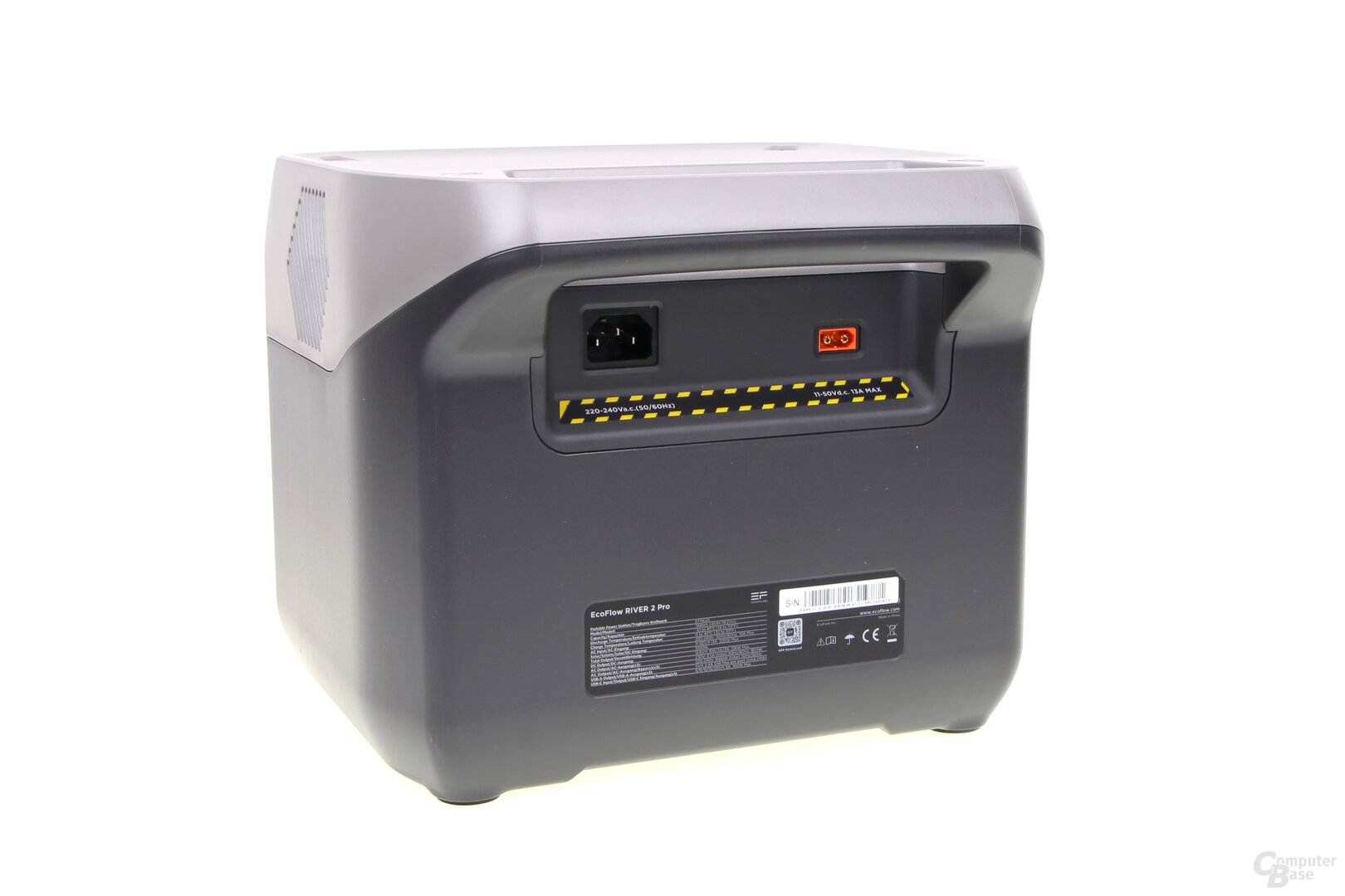 EcoFlow River 2 Pro: Ladeanschlüsse an der Rückseite