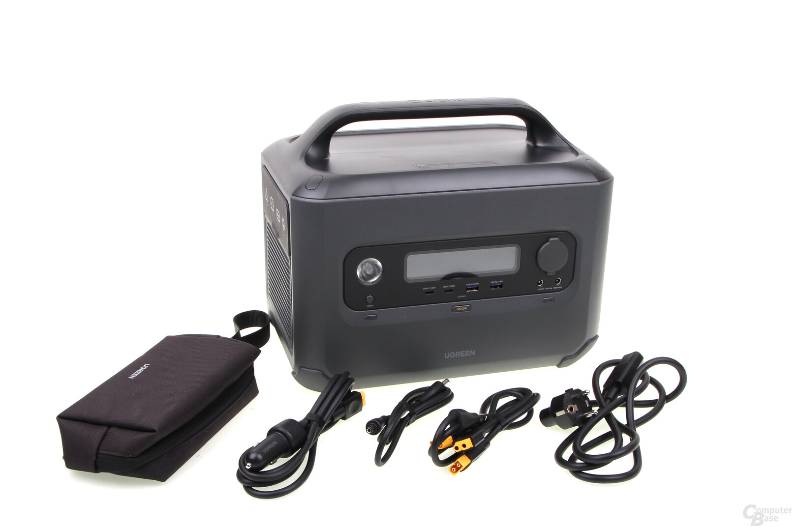 Ugreen PowerRoam 1200: Lieferumfang mit allen nötigen Kabeln