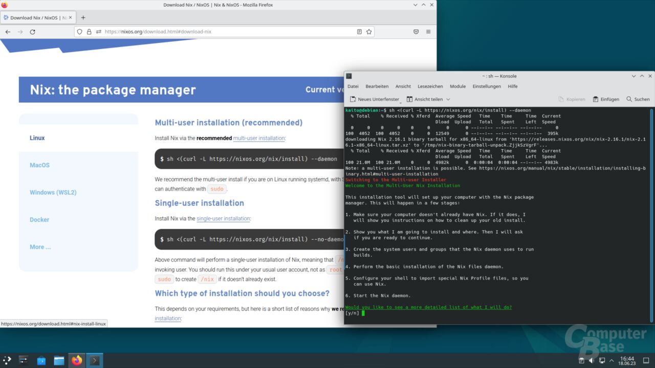 Updates unter Linux Paketmanager NIX aktualisiert alles ComputerBase