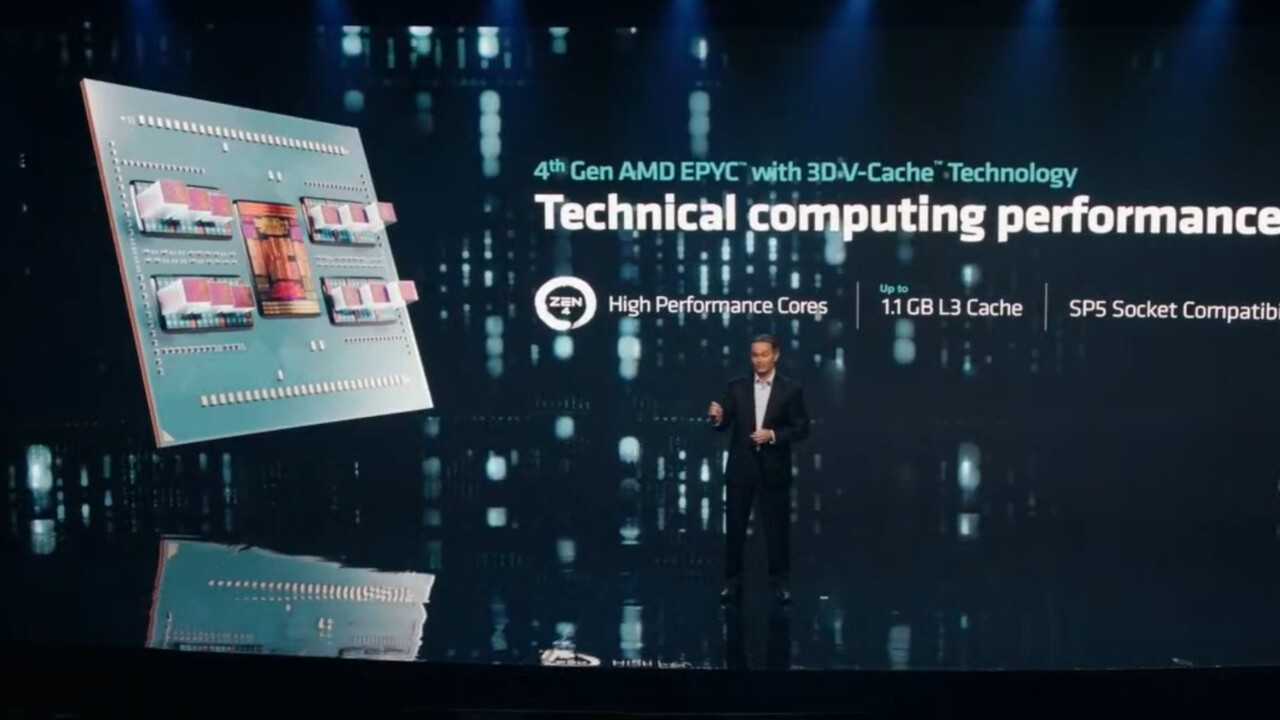 AMD Eypc: Genoa-X bringt drei CPUs mit bis zu 1,152 GByte L3-Cache