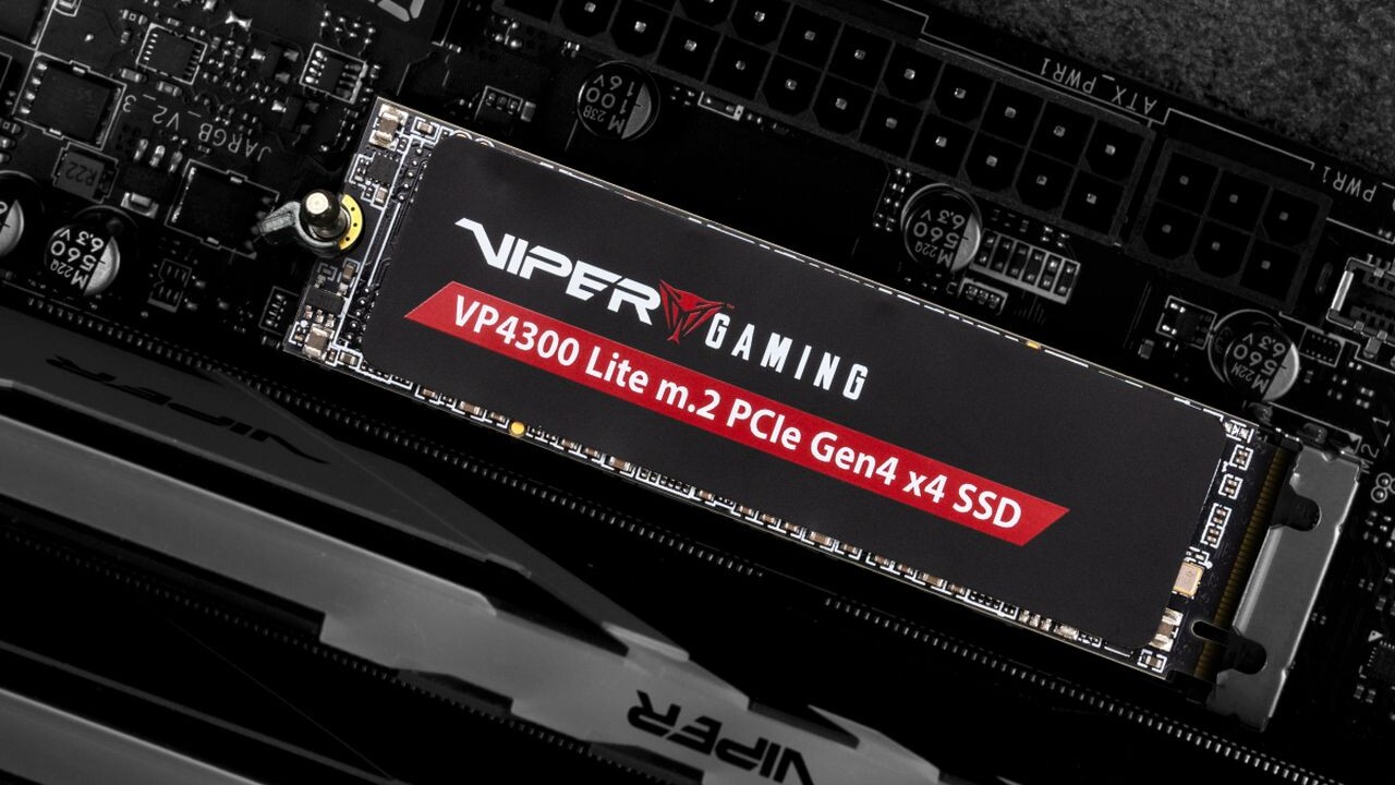 M.2-SSD mit PCIe 4.0: Patriot verzichtet bei der Viper VP4300 Lite auf DRAM