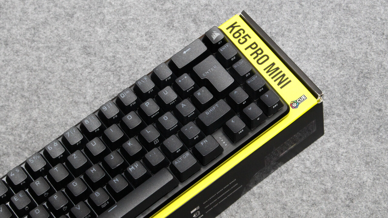 Corsair K65 Pro Mini im Test: Vier Gründe sprechen für Corsairs Tastatur­zwerg