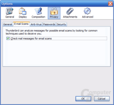 Thunderbird 1.1 Alpha 1 Einstellungen - Privacy 2