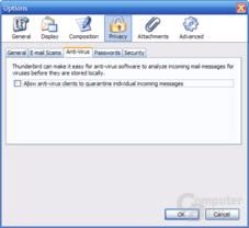 Thunderbird 1.1 Alpha 1 Einstellungen - Privacy 3