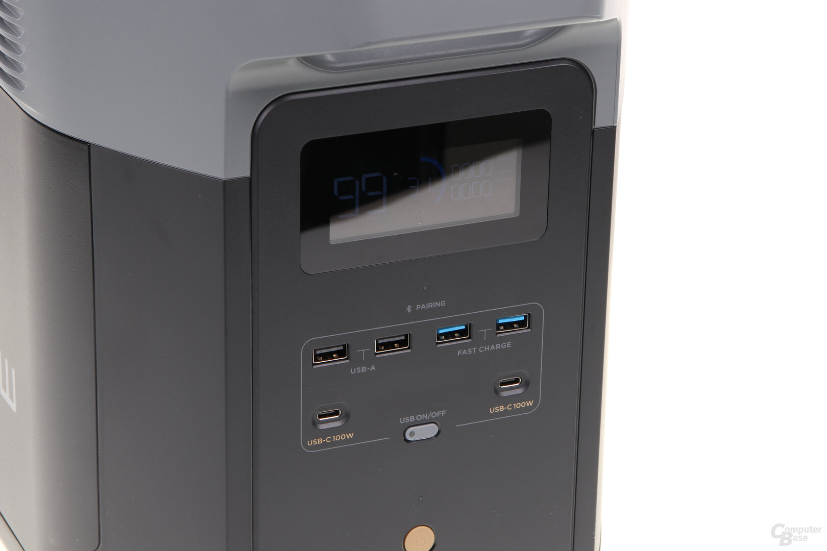 EcoFlow Delta 2 Max: Display und USB-Anschlüsse
