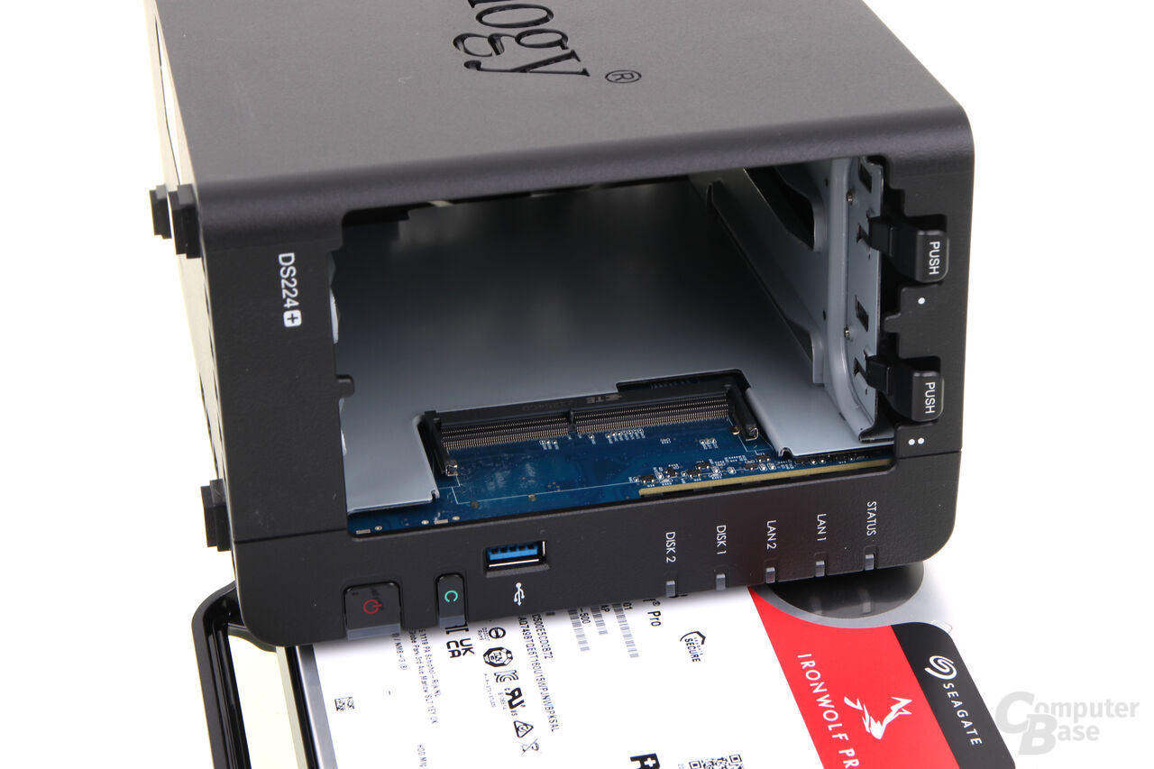 Synology DS224+ NAS Mit 16TB - 2x 8TB WD Red+ Festplaten Professionell Vorinstalliert