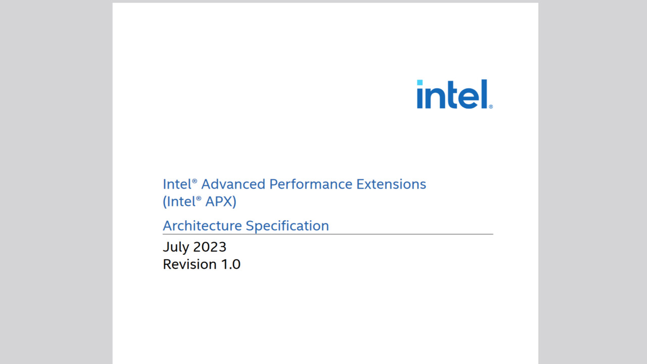 Intel AVX10, AVX10.2 und APX: Neue Instruktionen für mehr Leistung auf P- und E-Cores