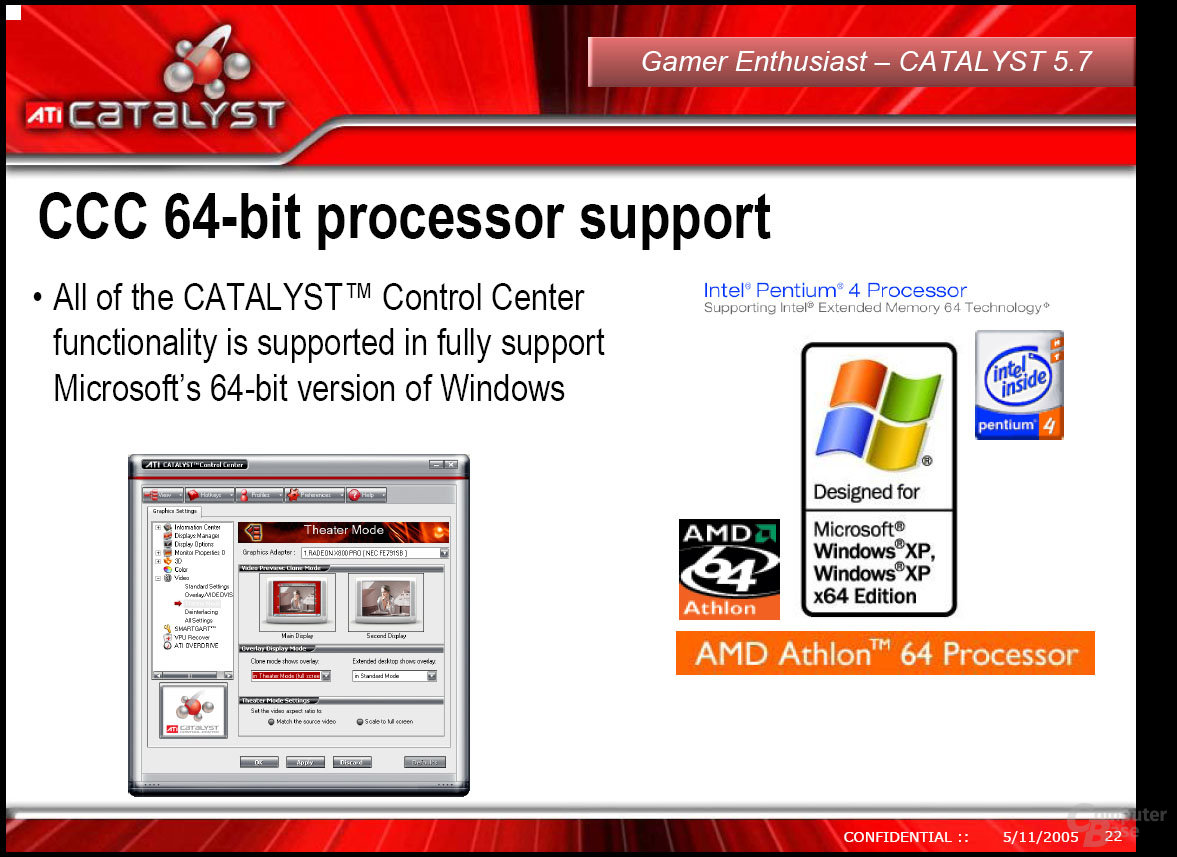 CCC - 64-Bit-Support kommt mit 5.7