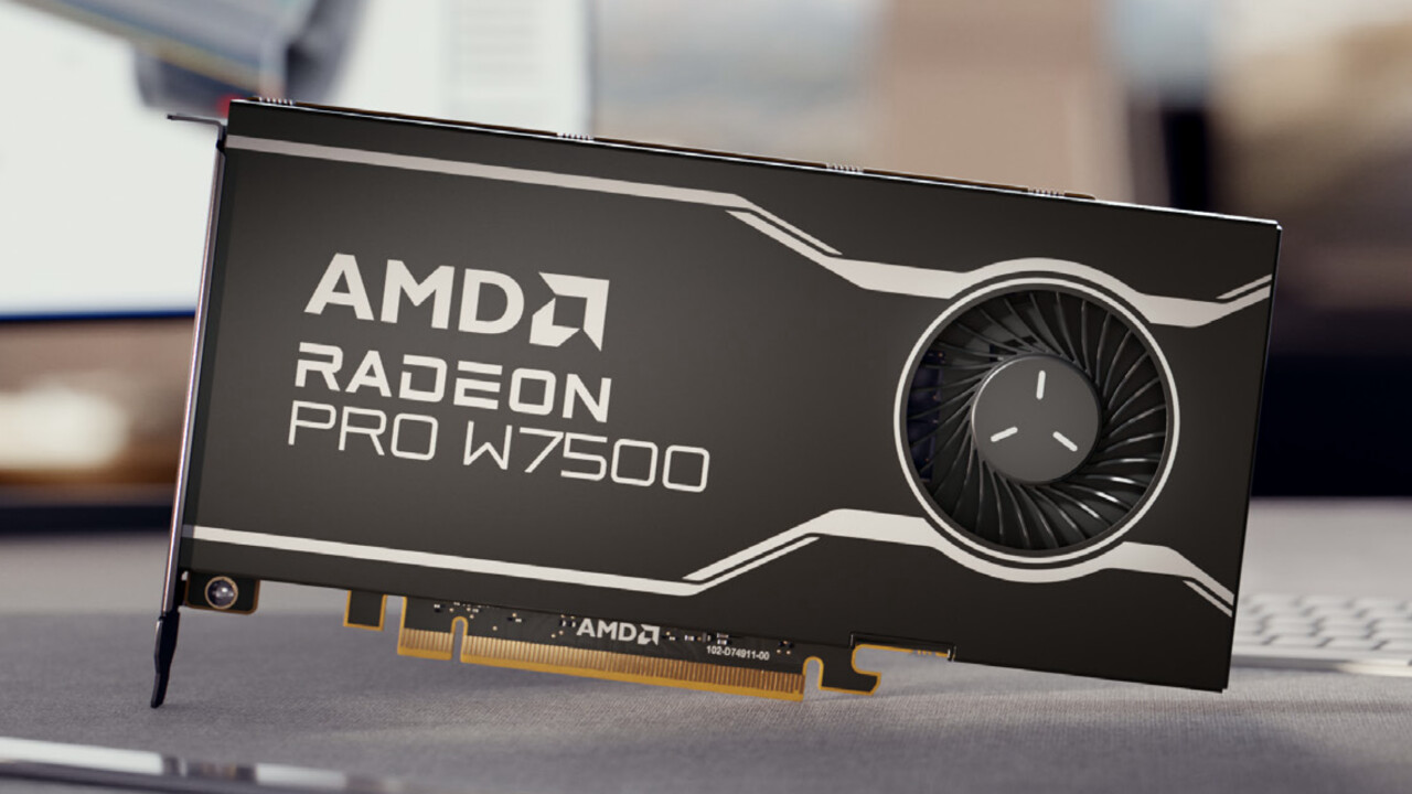 Radeon Pro W7500 und W7600: Auf Ultra-High-End folgt die Mittelklasse