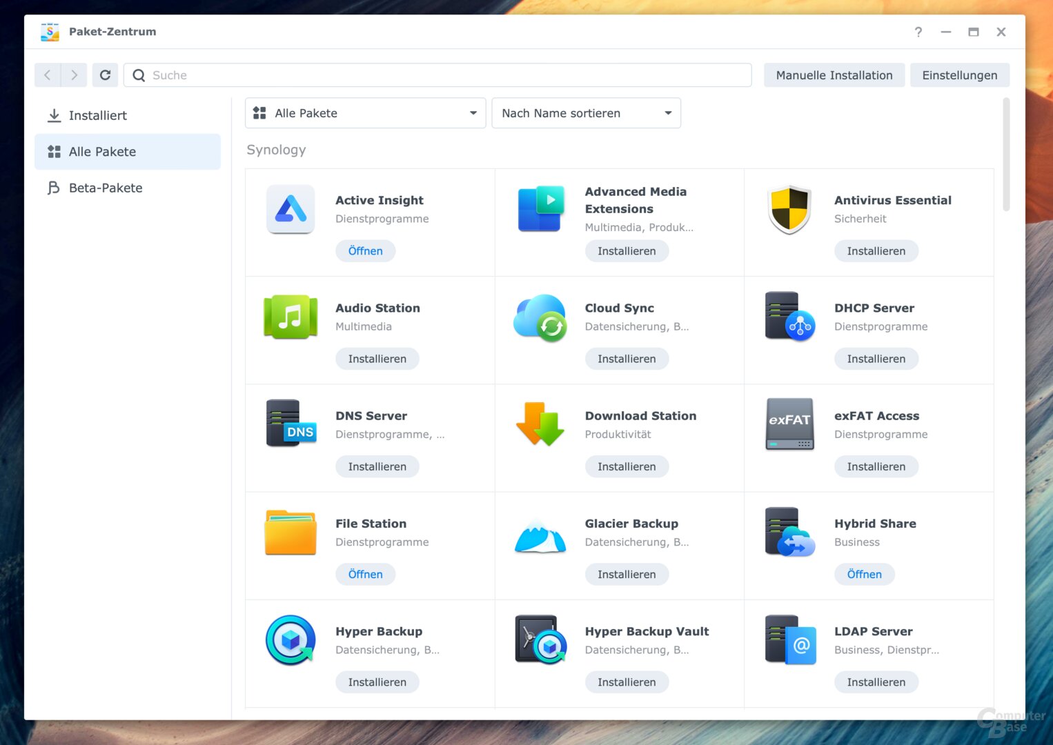 Die Zusatzpakete in DSM 7.2 mit ARM-NAS