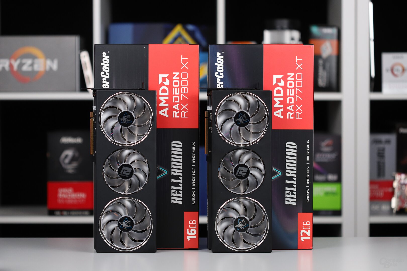 Radeon RX 7800 XT und Radeon RX 7700 XT „Hellhound“ von Powercolor