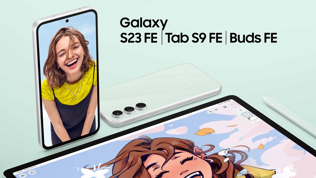 Samsung Fan Edition: Galaxy S23 FE, Galaxy Tab S9 FE(+) und Galaxy Buds FE kommen