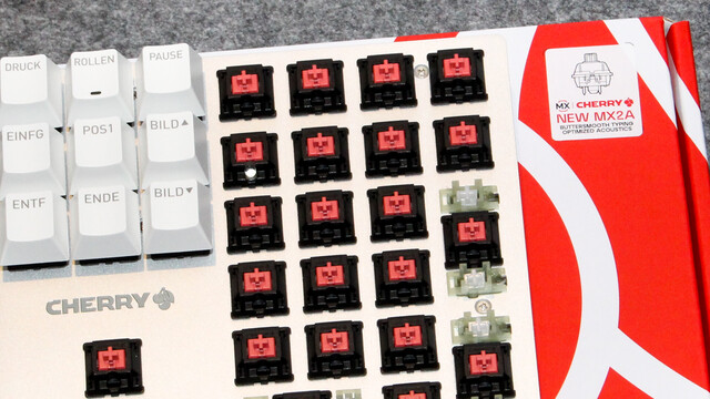 Cherrys MX2A-Taster im Test: Das Taster-Imperium bewegt sich